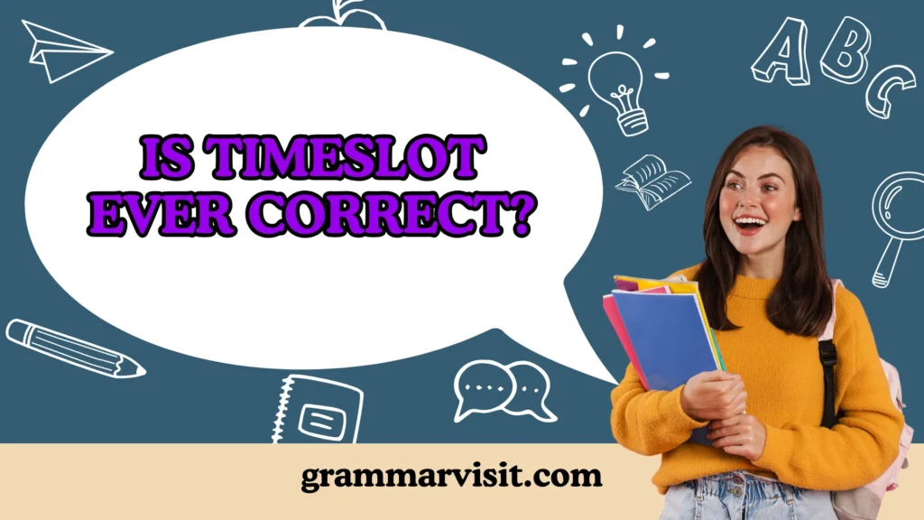 Is Timeslot Ever Correct?