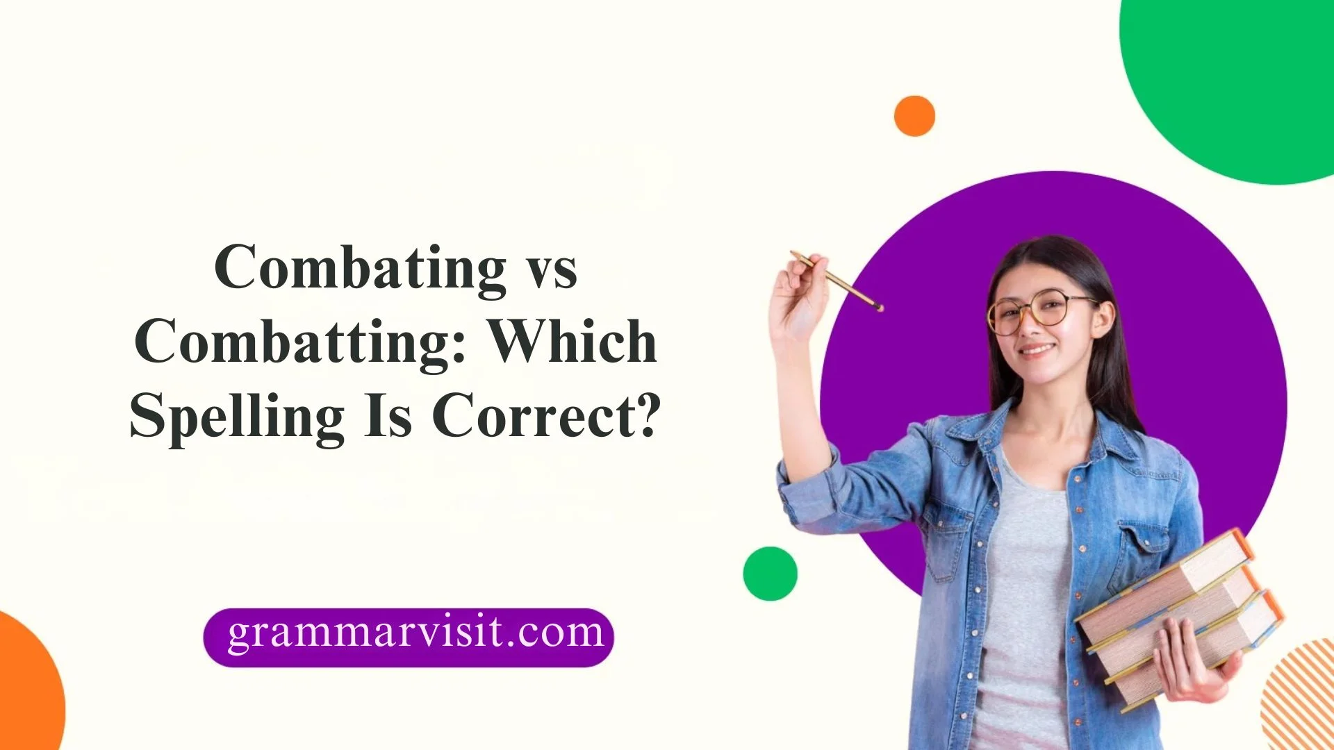 Combating vs Combatting